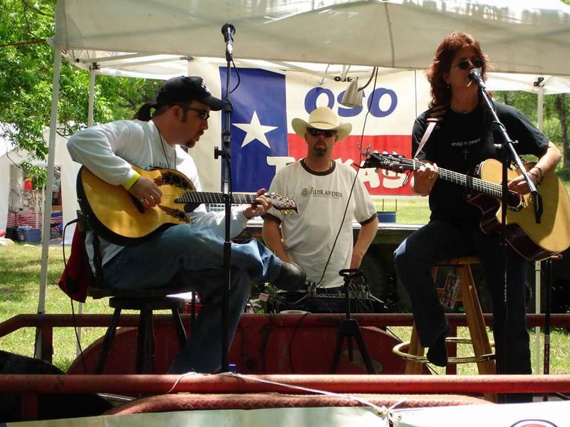 Nancy G with Maestro at the Party in the Pasture 2005